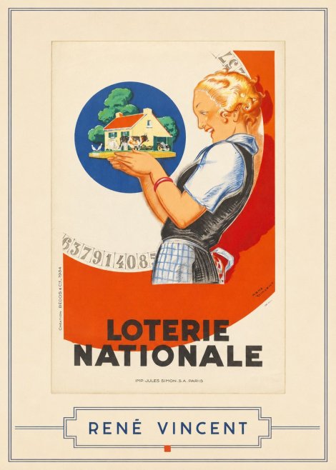 René Vincent Lotterie Nationale No2 - Juliste