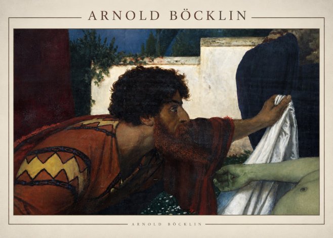 Arnold Böcklin Compianto Sul Cristo Morto No5 - Juliste