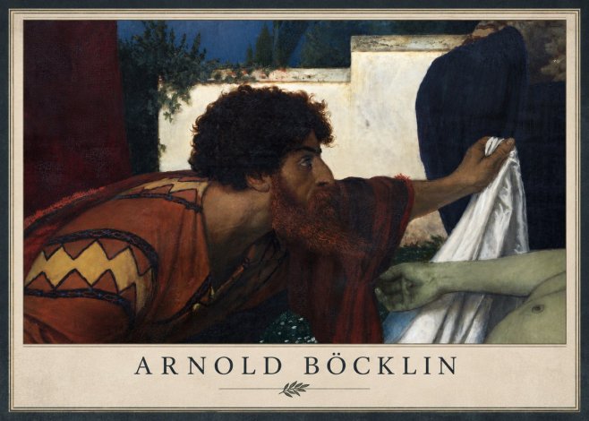 Arnold Böcklin Compianto Sul Cristo Morto No6 - Juliste