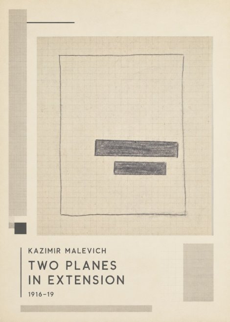 Kazimir Malevich Two Planes in Extension No1 - Juliste