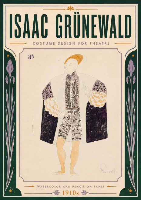 Isaac Grünewald Costume Design for Theatre No5 - Juliste