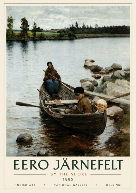 Eero Järnefelt By the Shore No6 - Juliste