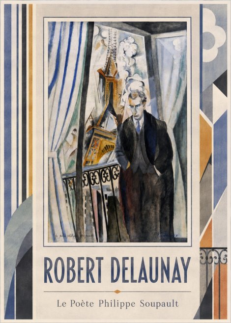 Robert Delaunay Le Poète Philippe Soupault No1 - Juliste