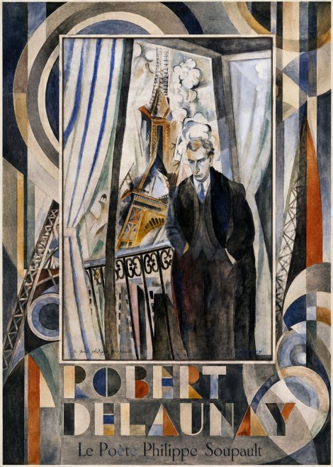 Robert Delaunay Le Poète Philippe Soupault No4 - Juliste