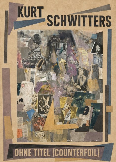 Kurt Schwitters Ohne Titel (Counterfoil) No1 - Juliste