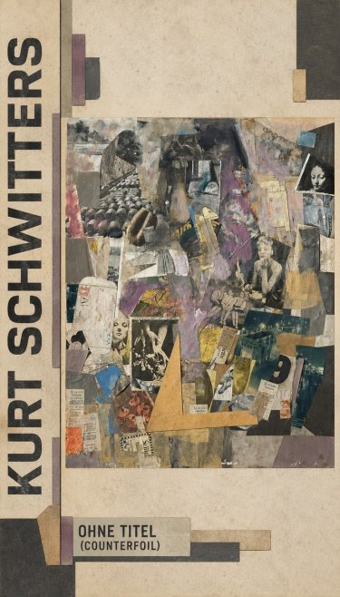 Kurt Schwitters Ohne Titel (Counterfoil) No2 - Juliste