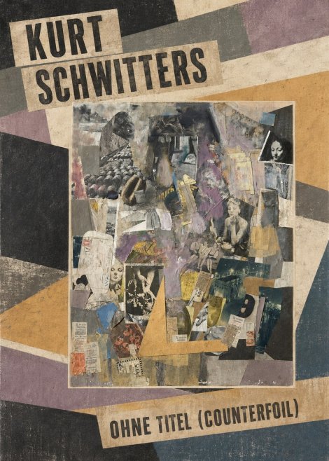Kurt Schwitters Ohne Titel (Counterfoil) No4 - Juliste