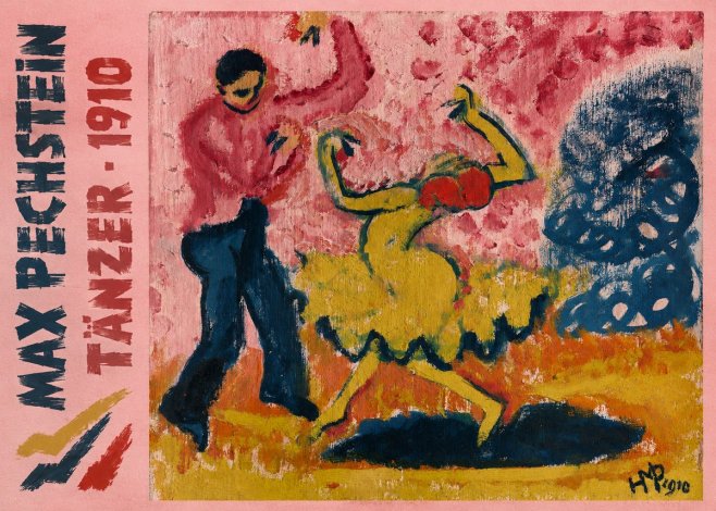 Max Pechstein Tänzer • 1910 No5 - Juliste