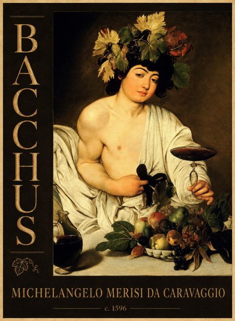 Michelangelo Merisi da Caravaggio Bacchus III No4 - Juliste