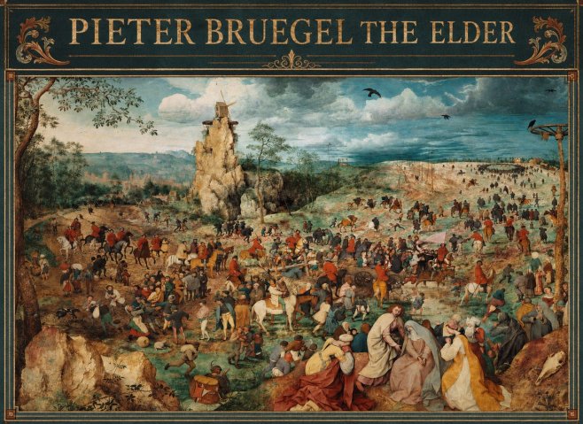 Pieter Bruegel The Procession to Calvary No4 - Juliste