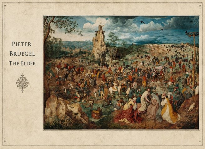 Pieter Bruegel The Procession to Calvary No5 - Juliste