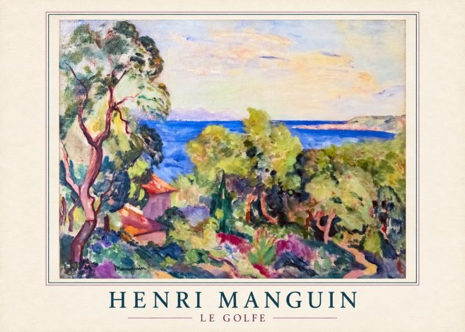 Henri Manguin Le Golfe No4 - Juliste