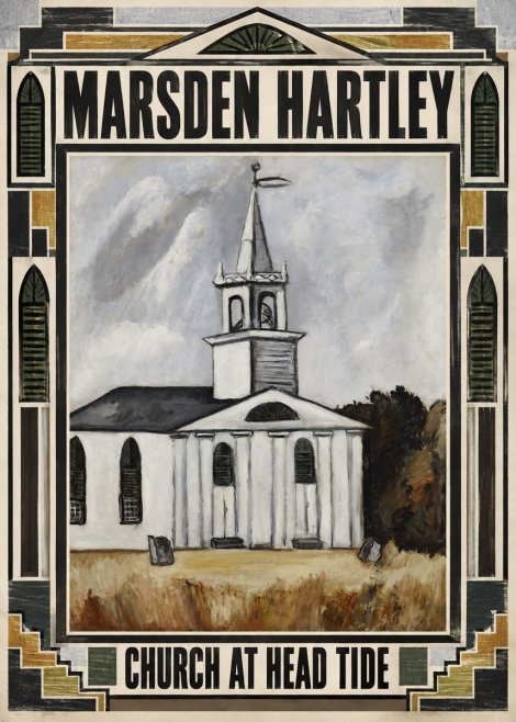 Marsden Hartley Church at Head Tide No5 - Juliste