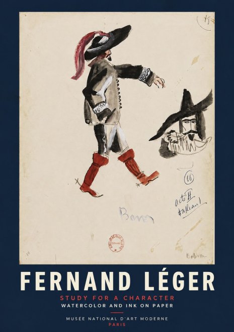 Fernand Léger Study for a Character II No4 - Juliste