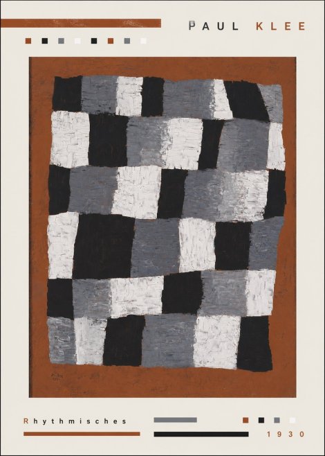 Paul Klee Rhythmisches No3 - Juliste