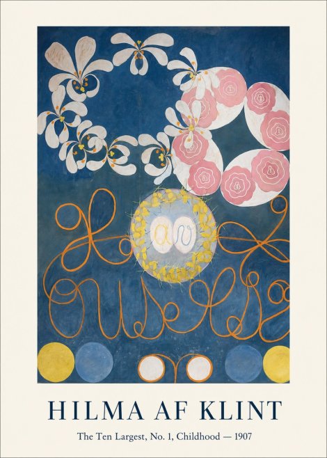 Hilma af Klint The Ten Largest, No. 1, Childhood I No1 - Juliste