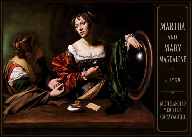 Michelangelo Merisi da Caravaggio Martha and Mary Magdalene No3 - Juliste