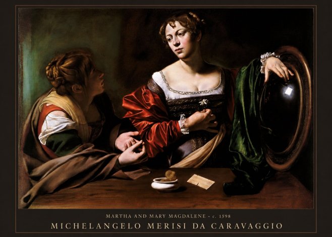 Michelangelo Merisi da Caravaggio Martha and Mary Magdalene No5 - Juliste