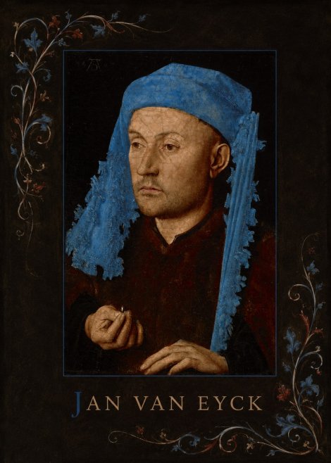 Jan van Eyck Portrait of a Man (Léal Souvenir) No3 - Juliste