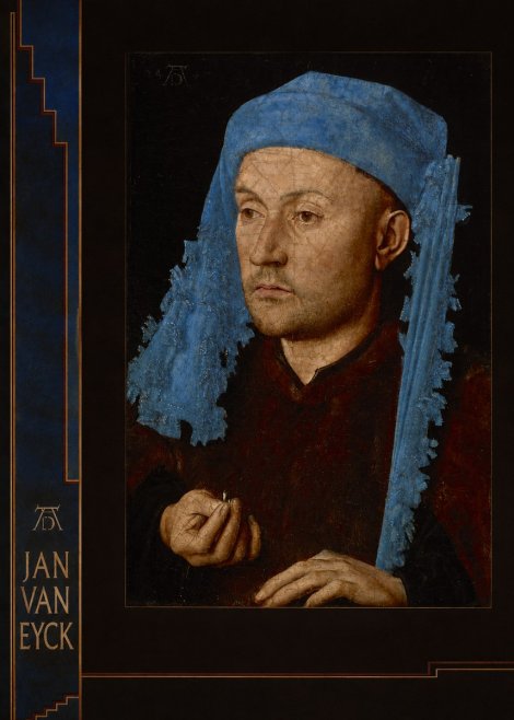 Jan van Eyck Portrait of a Man (Léal Souvenir) No6 - Juliste