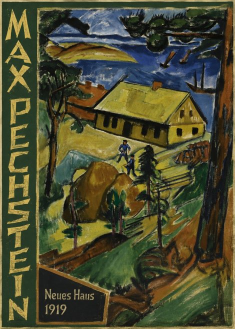 Max Pechstein Neues Haus No2 - Juliste
