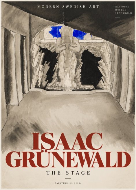 Isaac Grünewald The Stage No3 - Juliste