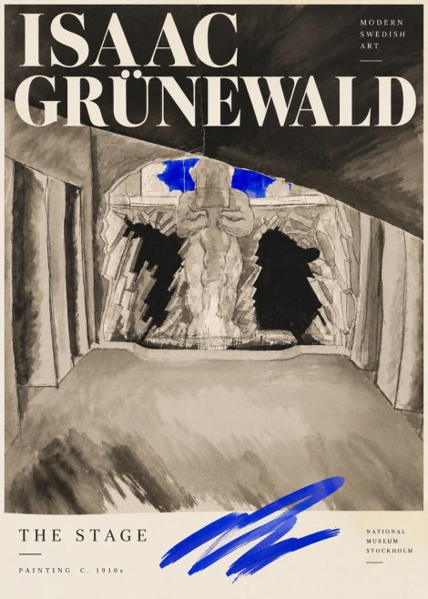 Isaac Grünewald The Stage No5 - Juliste