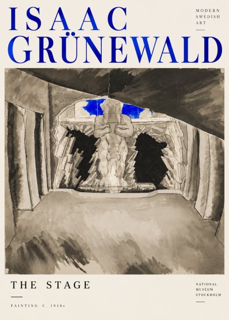 Isaac Grünewald The Stage No6 - Juliste