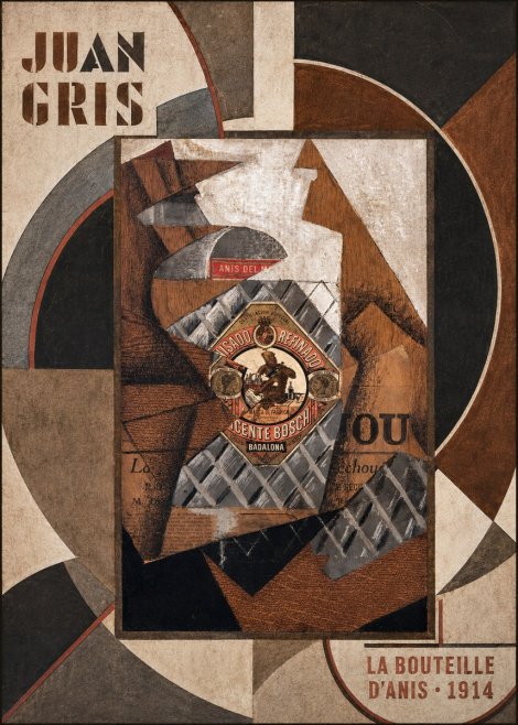 Juan Gris La Bouteille D'anis - 1914 No6 - Juliste