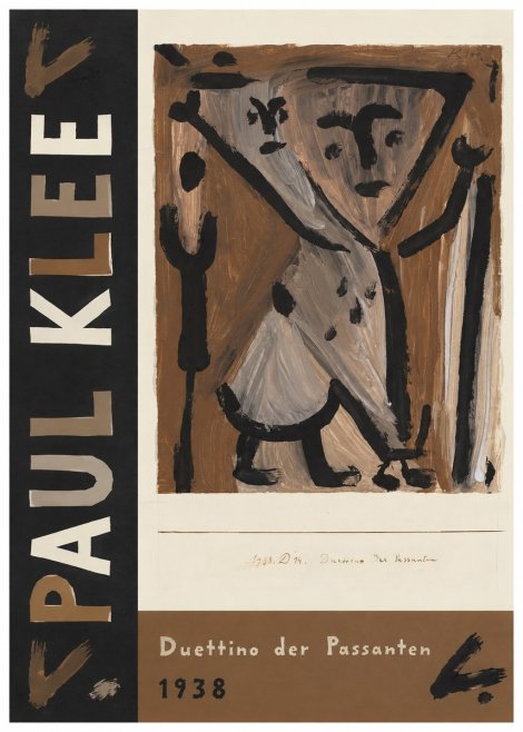 Paul Klee Duettino Der Passanten No2 - Juliste