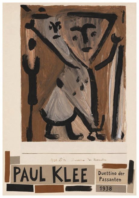 Paul Klee Duettino Der Passanten No4 - Juliste
