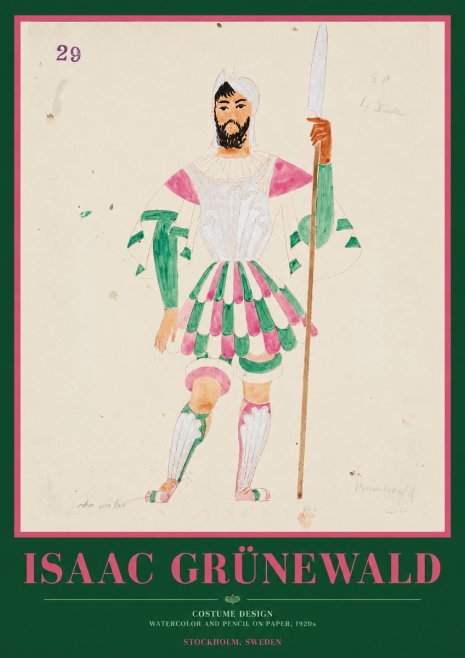 Isaac Grünewald Costume Design No. 29 No1 - Juliste
