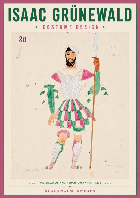 Isaac Grünewald Costume Design No. 29 No4 - Juliste