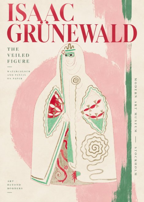 Isaac Grünewald The Veiled Figure No3 - Juliste