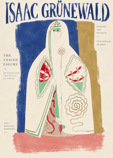Isaac Grünewald The Veiled Figure No4 - Juliste