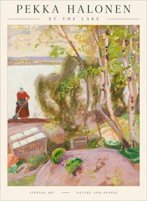 Pekka Halonen At the Lake No1 - Juliste