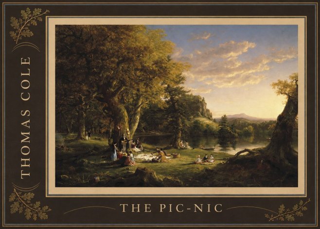 Thomas Cole The Pic-nic II No2 - Juliste
