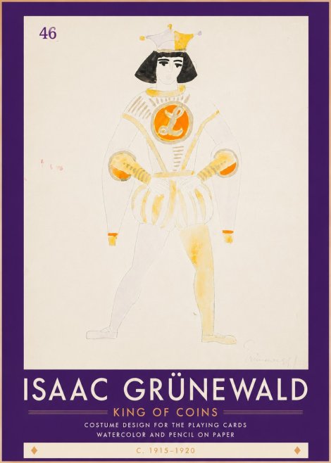 Isaac Grünewald King of Coins No3 - Juliste
