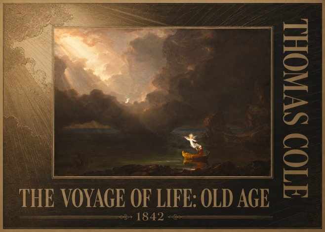 Thomas Cole The Voyage of Life: Old Age IV No5 - Juliste