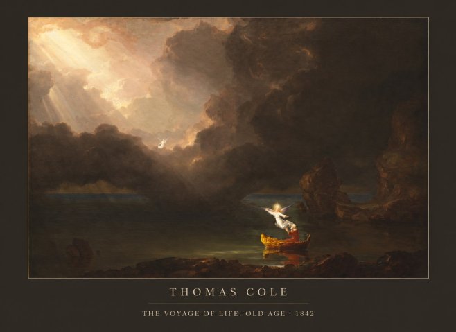 Thomas Cole The Voyage of Life: Old Age IV No6 - Juliste