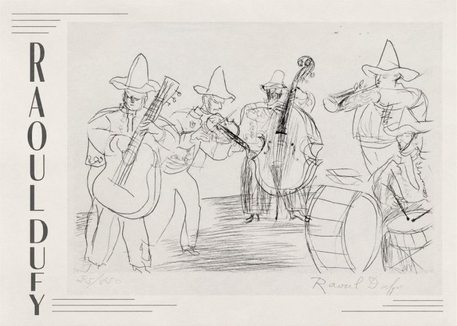 Raoul Dufy Musicians No2 - Juliste