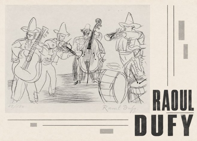 Raoul Dufy Musicians No5 - Juliste