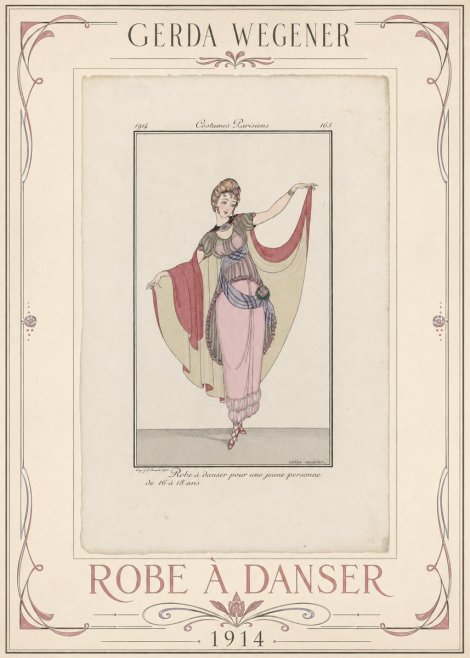 Gerda Wegener Robe À Danser No1 - Juliste