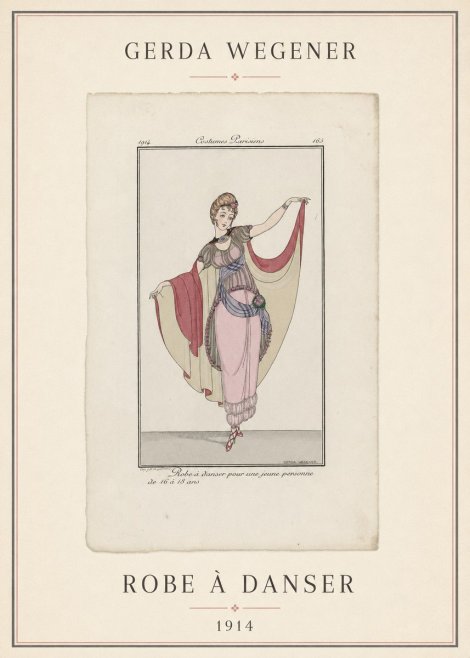 Gerda Wegener Robe À Danser No4 - Juliste