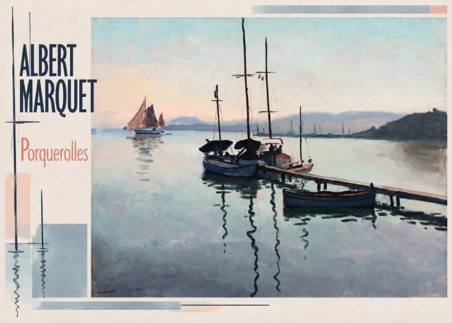 Albert Marquet Porquerolles No2 - Juliste