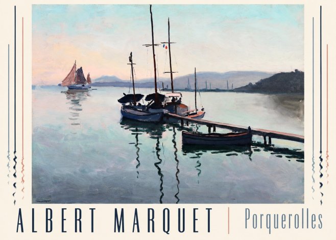 Albert Marquet Porquerolles No3 - Juliste