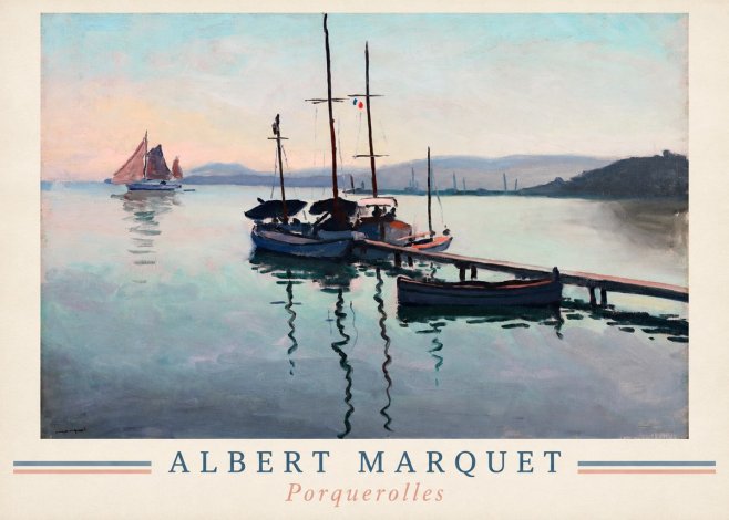 Albert Marquet Porquerolles No6 - Juliste