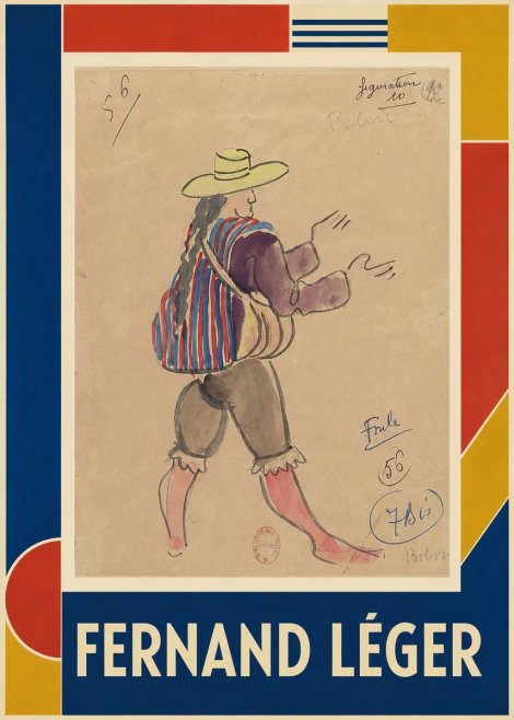 Fernand Léger Figuration (Bolivie) No1 - Juliste