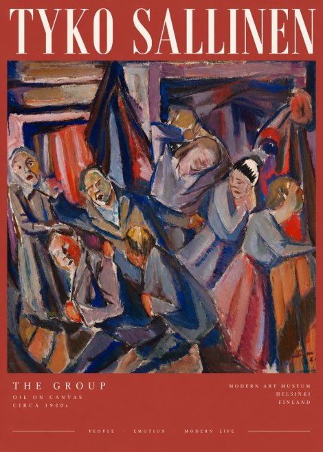 Tyko Sallinen The Group No2 - Juliste