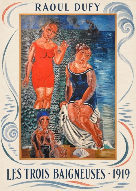 Raoul Dufy Les Trois Baigneuses No6 - Juliste